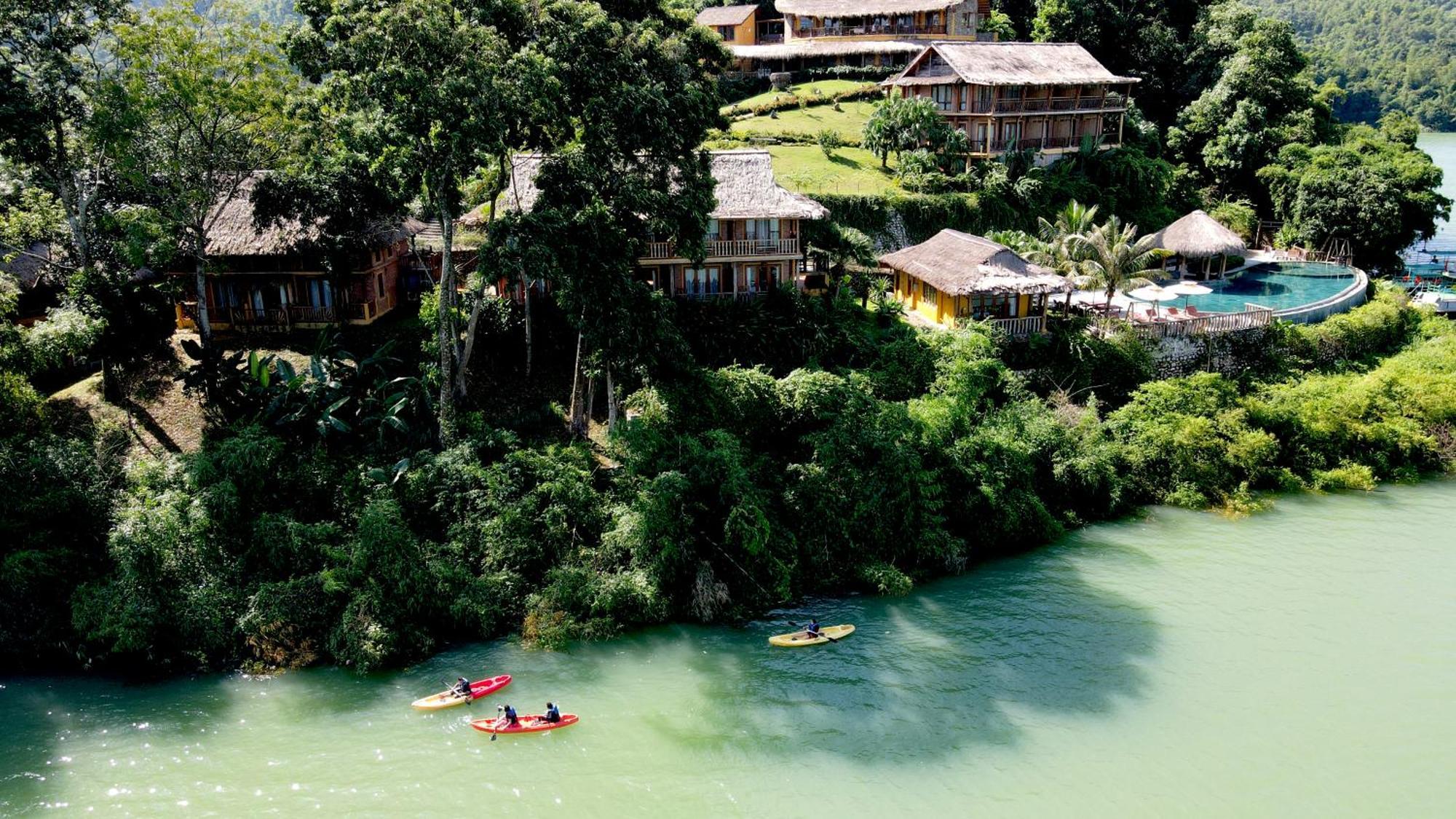 Mai Chau Hideaway Lake Resort Exterior foto